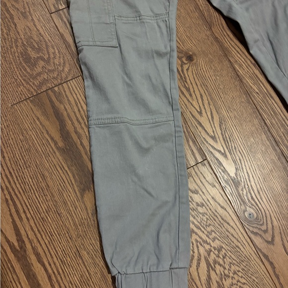 Rewash Khaki Gray Drawstring cargo Pants - Picture 6 of 9